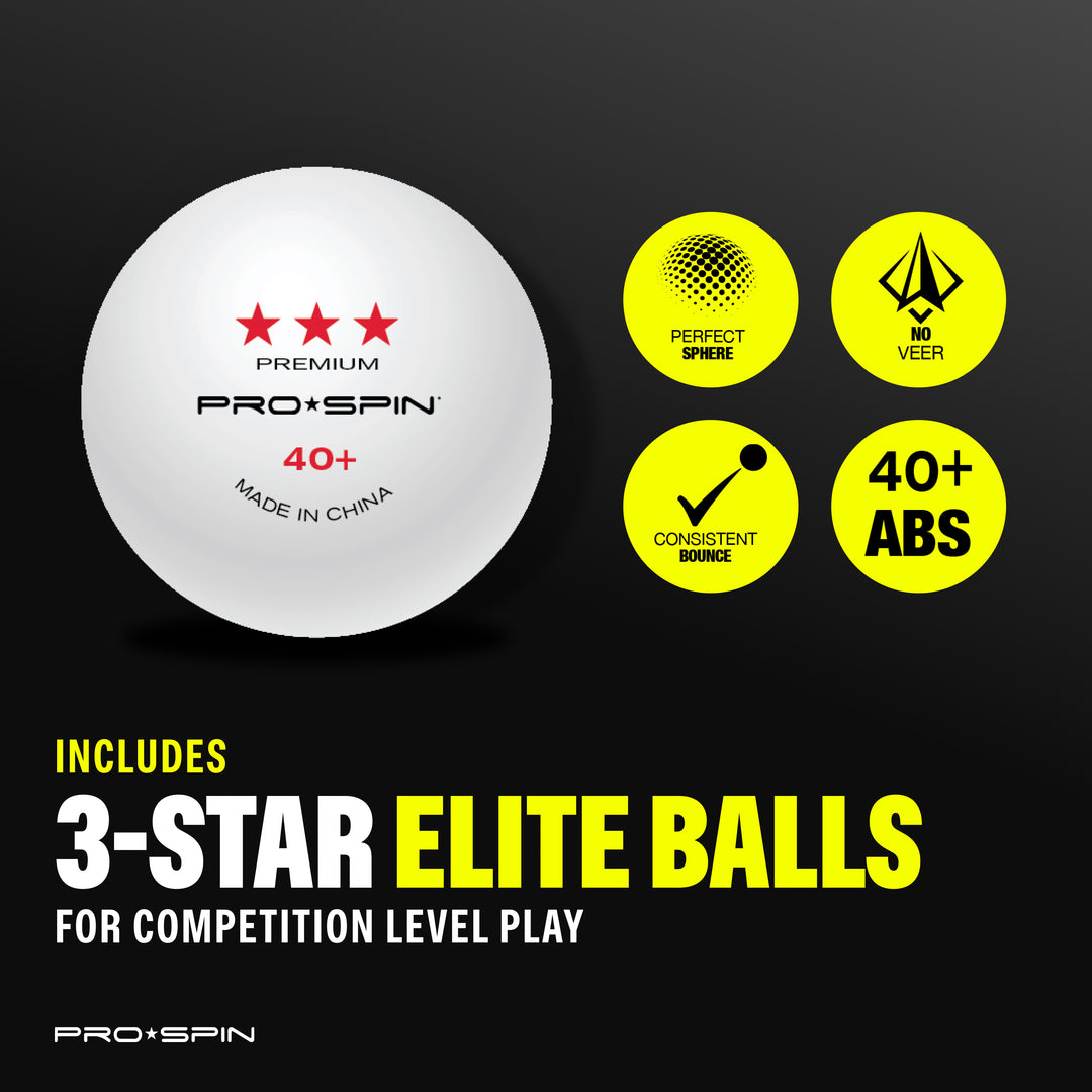 Carbon Fiber Ping Pong Paddles - 4-Player Competition Set